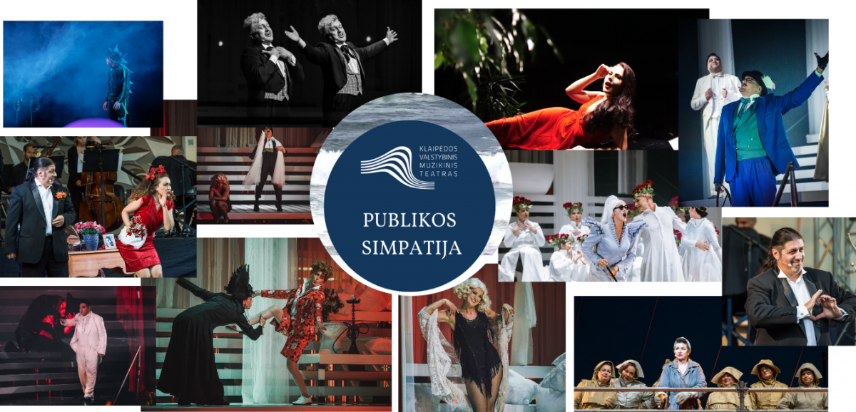 Klaipėdos valstybinio muzikinio teatro žiūrovus kviečia išrinkti „Publikos simpatiją“