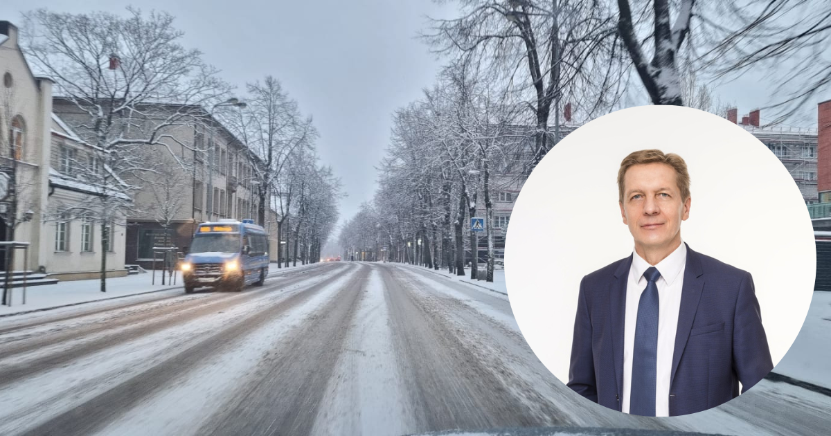 Klaipėdos meras: nuolat palaikysiu kontaktą su kelininkais bei stebėsiu situaciją keliuose