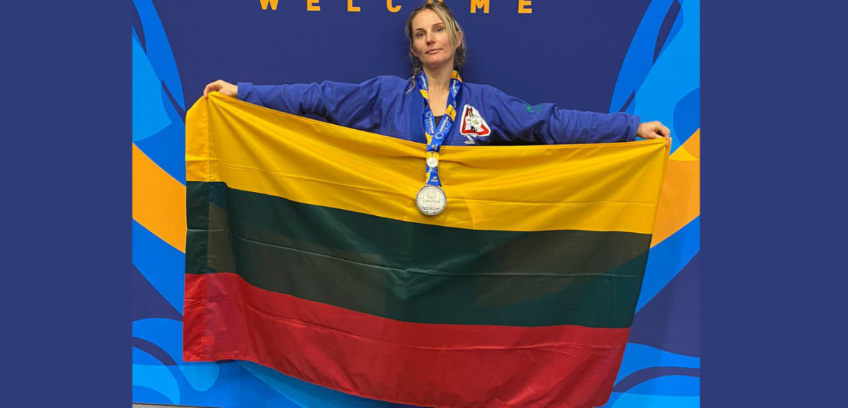 Klaipėdietė Raimonda iš Europos brazilų jiu -jitsu čempionato parsivežė medalį