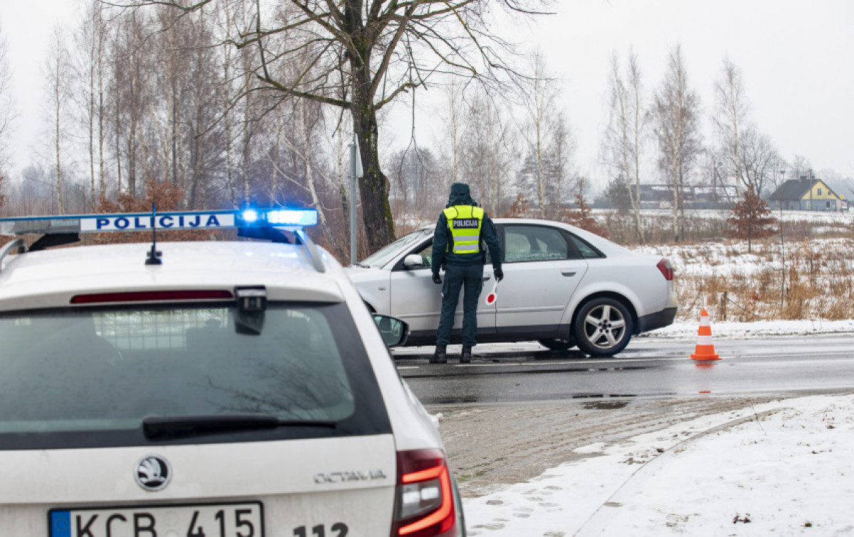Netyčia policijos sustabdytam Klaipėdos rajono gyventojui gresia 6000 eurų bauda