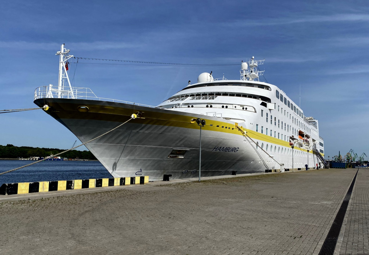 Šiandien Klaipėdos uoste svečiuojasi iš Gdansko atvykęs kruizinis laivas „MS Hamburg“