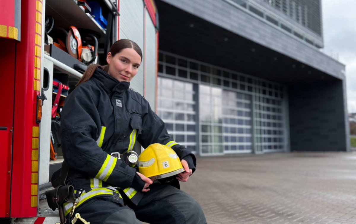 Ugniagesė gelbėtoja Greta Pauliučenko: „Man patinka padėti žmonėms“
