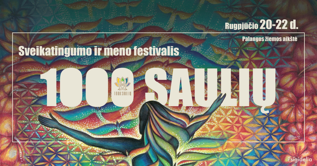 1000 saulių festivalis Palanga