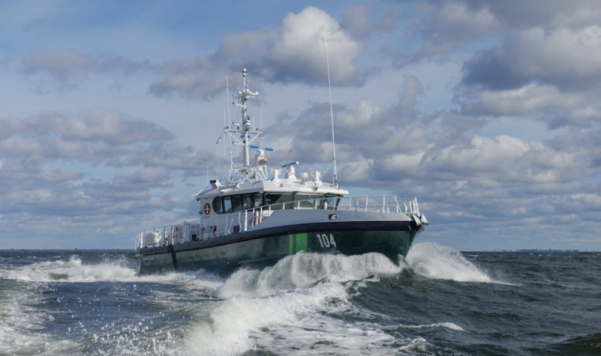 Pasieniečiai įsigijo naują patrulinį laivą „Gintaras Žagunis“ ir tris katerius