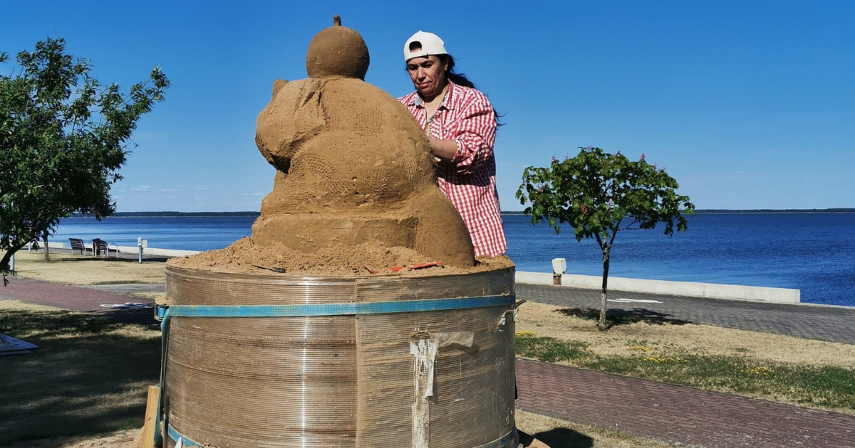Juodkrantėje startuoja jau septintasis tarptautinis smėlio skulptūrų simpoziumas