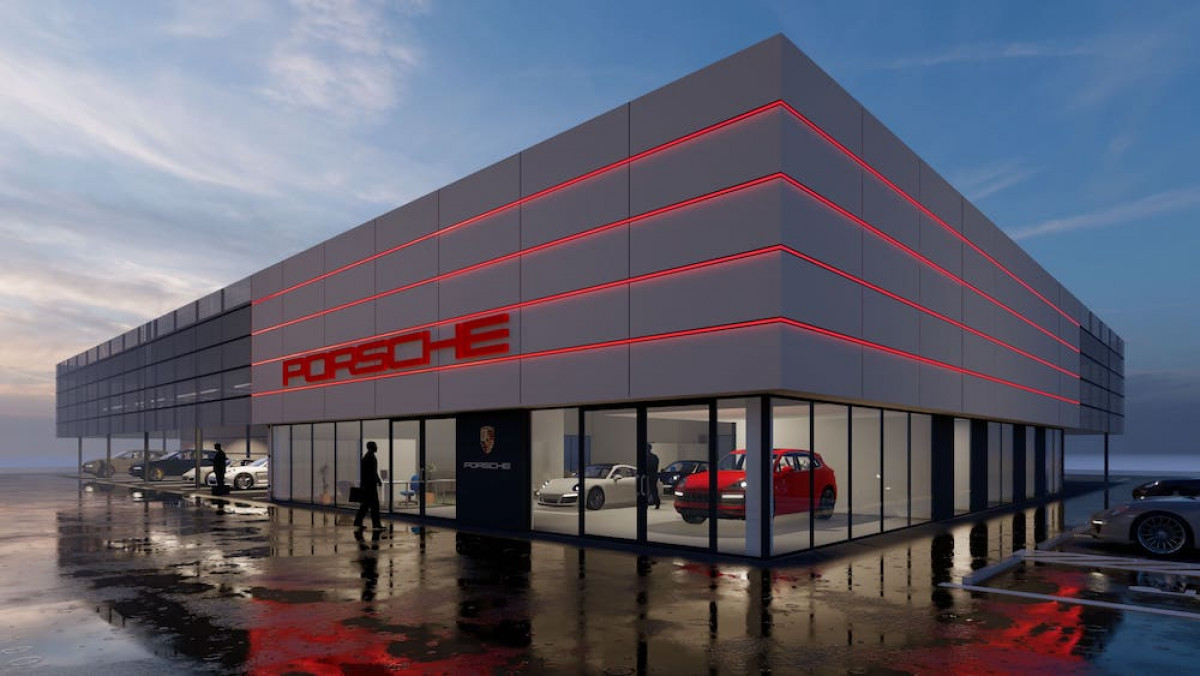 „Porsche“ inicijuoja generalinio rangovo atranką salono statybai Klaipėdos rajone