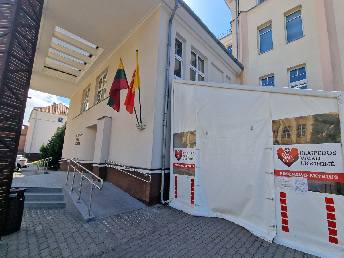 Klaipėdos vaikų ligoninė: šiuo metu gydytojo apžiūros gali tekti laukti nuo 2 iki 6 valandų