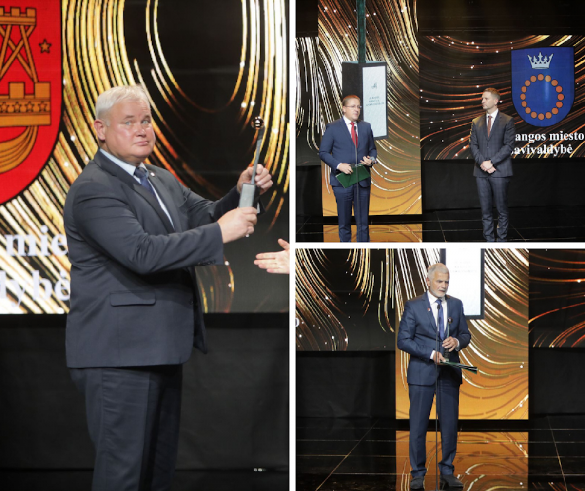 Savivaldybėms įteikti svarbiausi metų apdovanojimai - „Auksinių krivūlių“ statulėlės