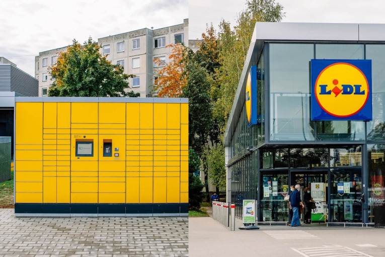 LP EXPRESS siuntų terminalai atsiras prie „Lidl“ parduotuvių