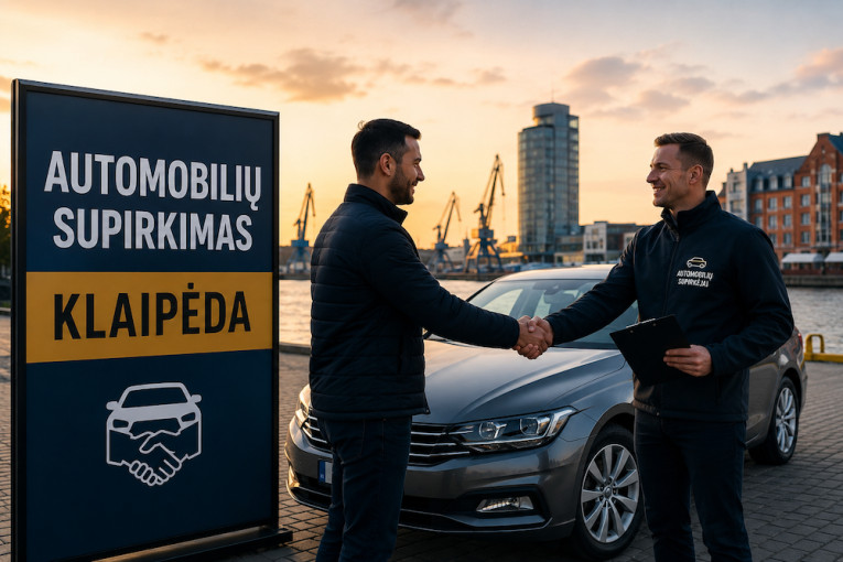 Kodėl Klaipėdoje vis daugiau žmonių automobilį parduoda supirkėjams?