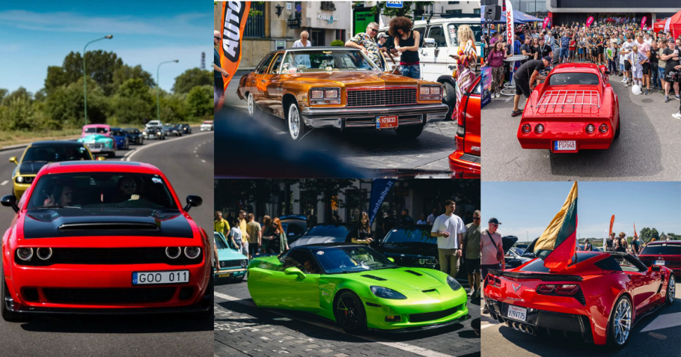 Pirmą kartą Klaipėdoje: V8 variklių griausmas ir Amerikos auto-moto kultūra užvaldys Teatro aikštę