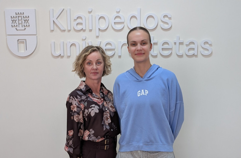 Justė Jocytė pasirinko studijas „arčiau širdies“ – Klaipėdos universitete