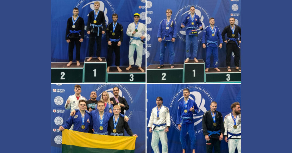 Braziliškojo Jiu-Jitsu sportininkai iš Klaipėdos garsina Lietuvą