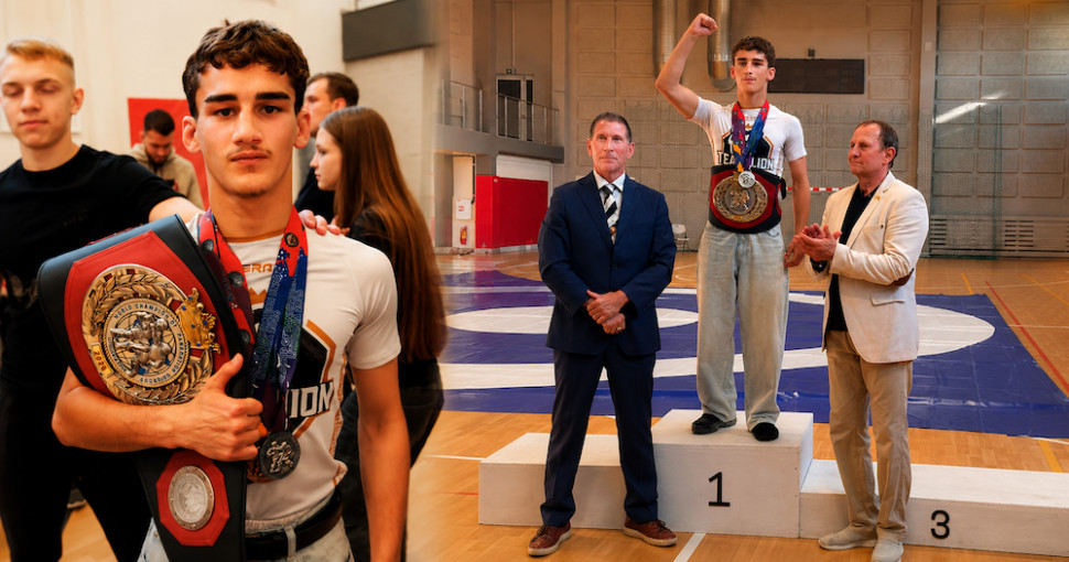 Klaipėdietis Mustafa Erdem Dogan Pasaulio pankrationo taurėje iškovojo čempiono diržą