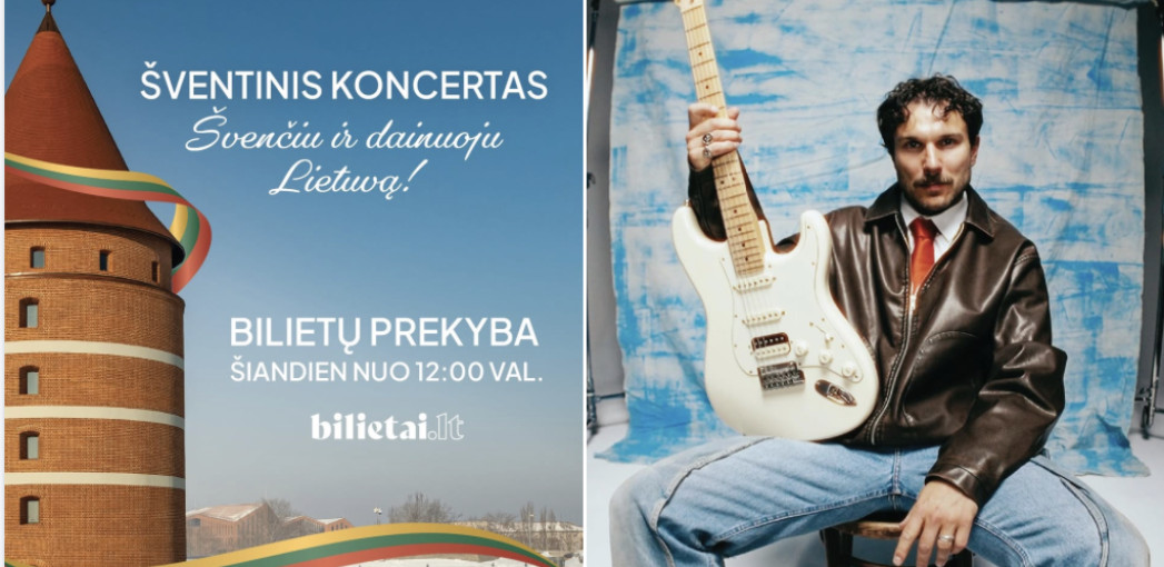 Paskelbta vasario 16-osios koncerto bilietų įsigijimo nuoroda