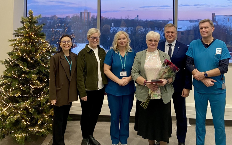 Ilgametė tarnystė įvertinta ligoninės medaliu: pagerbta Milda Simpukienė