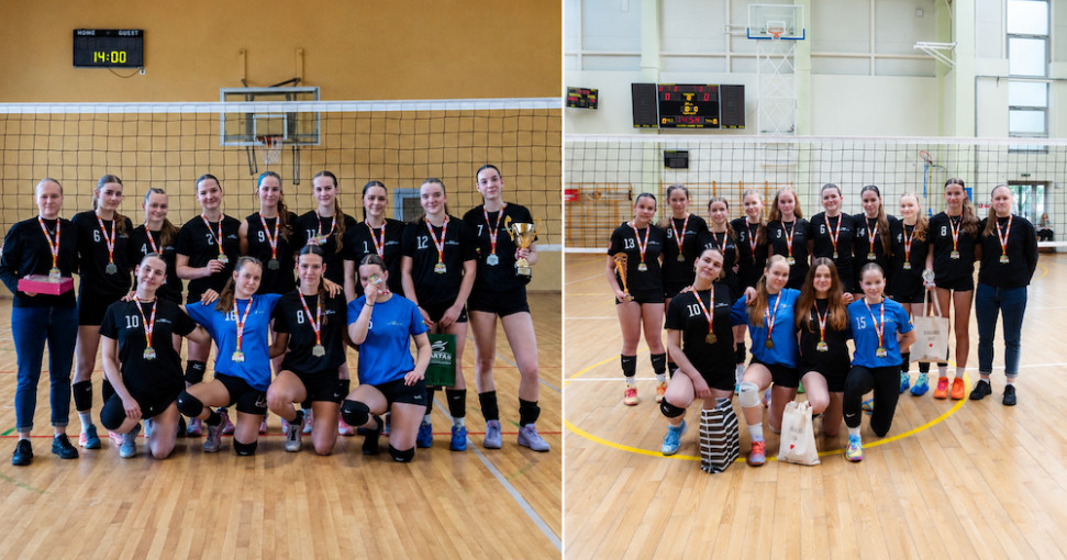 Istorinis Klaipėdos tinklinio akademijos sezonas: U17 merginos iškovojo sidabrą, U15 – bronzą