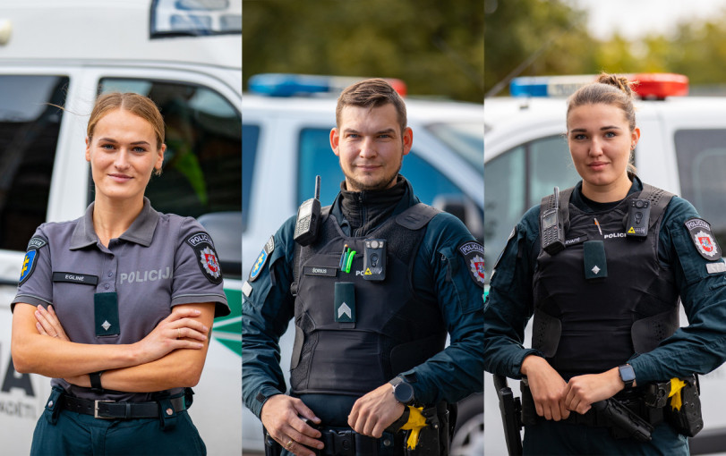Artėjančios Angelų sargų – Policijos dienos proga mintimis apie darbą policijoje dalijasi jauni pareigūnai