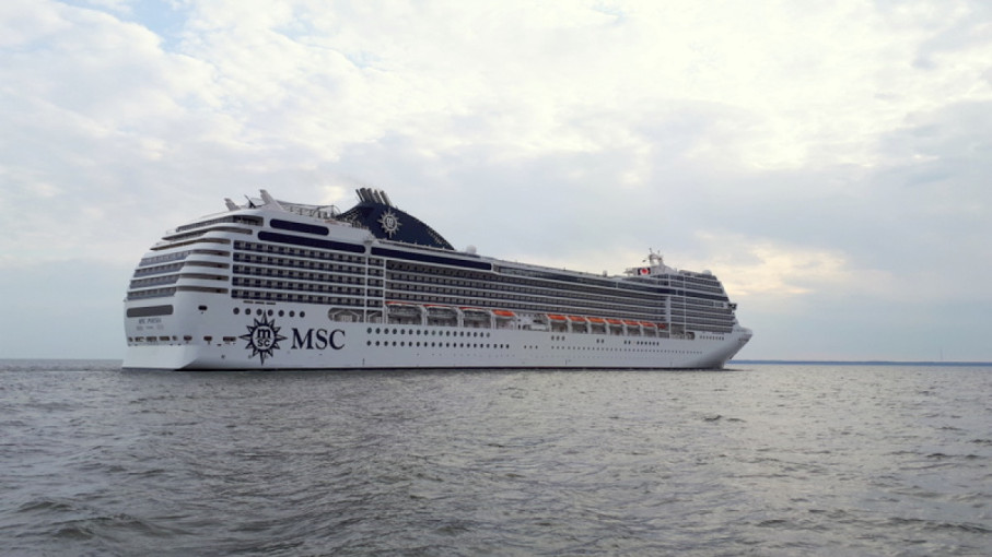 Šiandien kruizinis laivas „MSC Poesia“ į uostamiestį atplukdė 3 tūkst. turistų