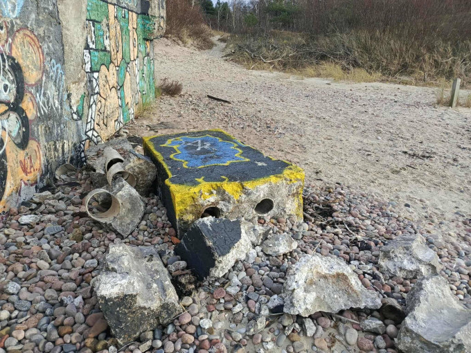 Pakrantės laiko žaizdos: Memel Nord komplekse užfiksuota dar viena griūtis