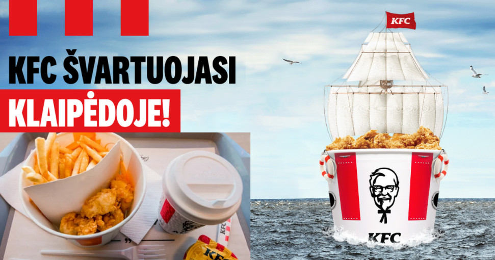 Klaipėdoje atidarytas KFC restoranas