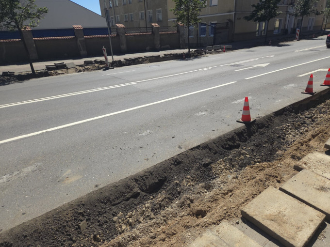 Klaipėdos Liepų gatvėje – naktiniai darbai
