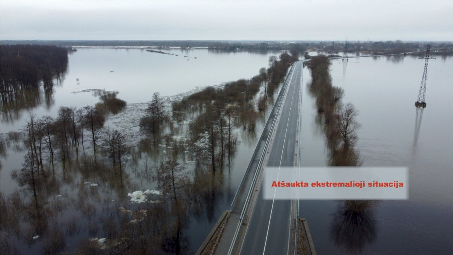 Šilutės rajone atšaukta ekstremalioji situacija po potvynio