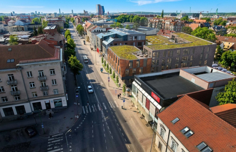 H. Manto gatvėje – ryški permaina: prekybos pastatą planuojama paversti šiuolaikišku daugiafunkciu kompleksu