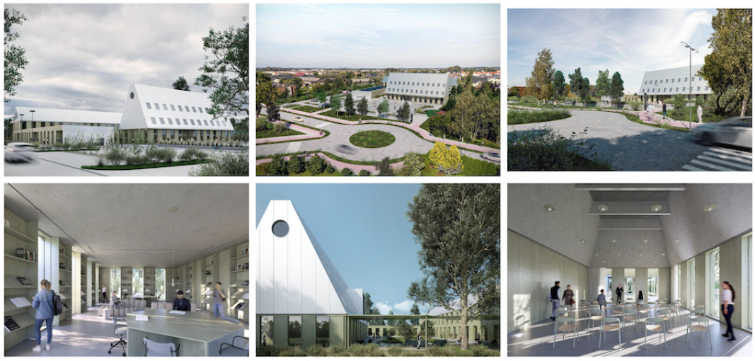 Sendvaryje iškils modernus viešųjų paslaugų centras: išrinktas architektūrinio konkurso nugalėtojas, pasirašyta projektavimo sutartis