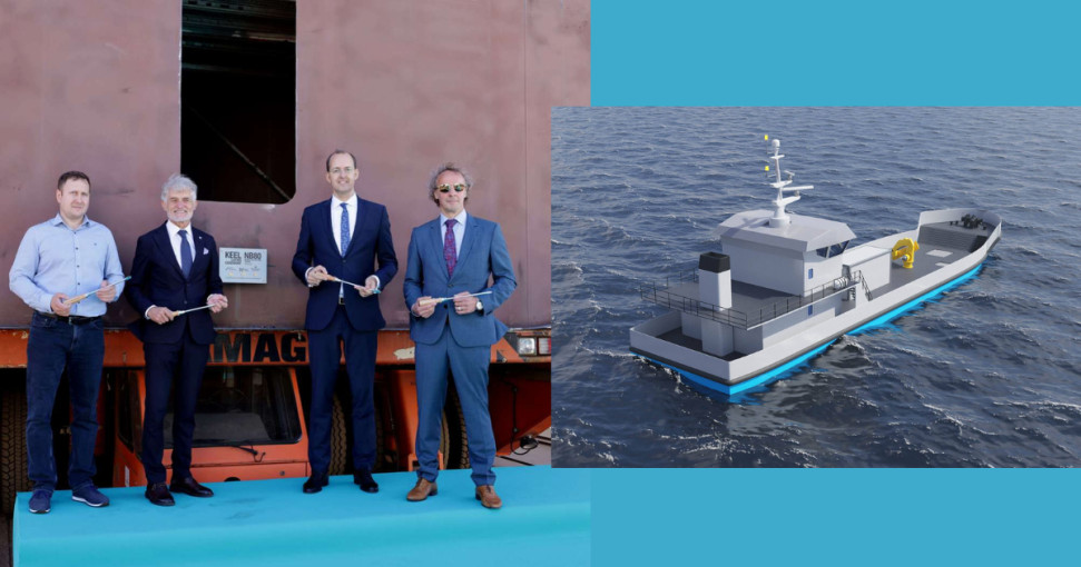 Nauja era Lietuvos laivyboje: pradėtas statyti pirmasis vandeniliu ir elektra varomas laivas