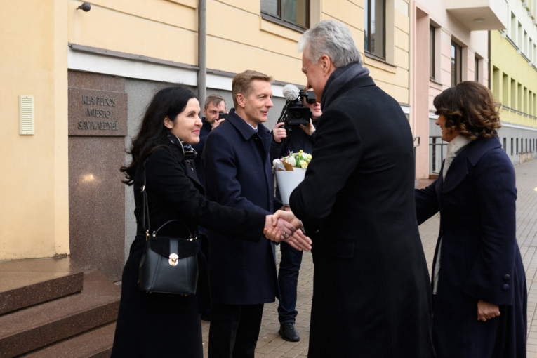 LR Prezidentas Gitanas Nausėda šiandien dirba Klaipėdoje