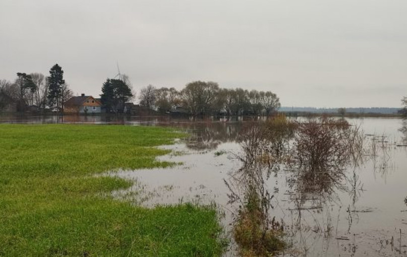 Potvynis Klaipėdos rajone: situacija išlieka stabili, dirba tarnybos