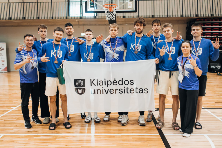 Klaipėdos universiteto sportininkai SELL studentų žaidynėse iškovojo penkis medalius