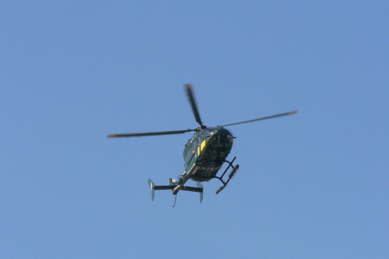 Pasieniečių sraigtasparnis iš Klaipėdos į Kauną greičiau nei per valandą nugabeno donoro kepenis