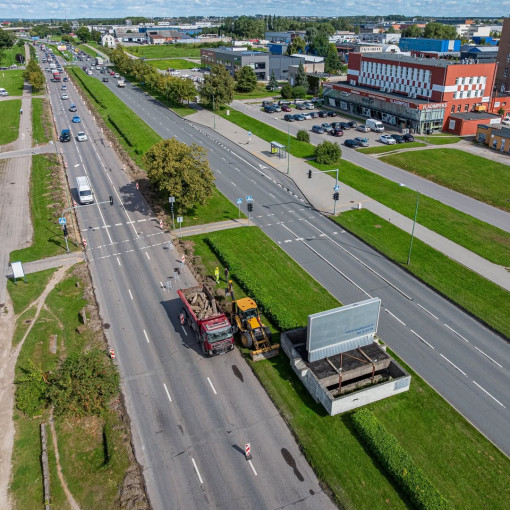 Klaipėdiečių dėmesiui: gatvių remonto darbai vyks naktimis