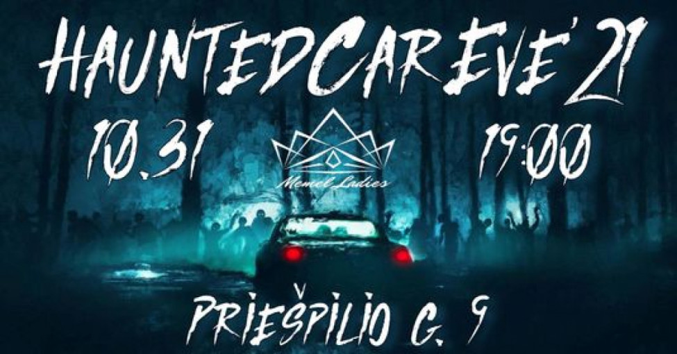 Spalio 31-osios vakarą Klaipėdoje vyks „Haunted Car Eve`21“