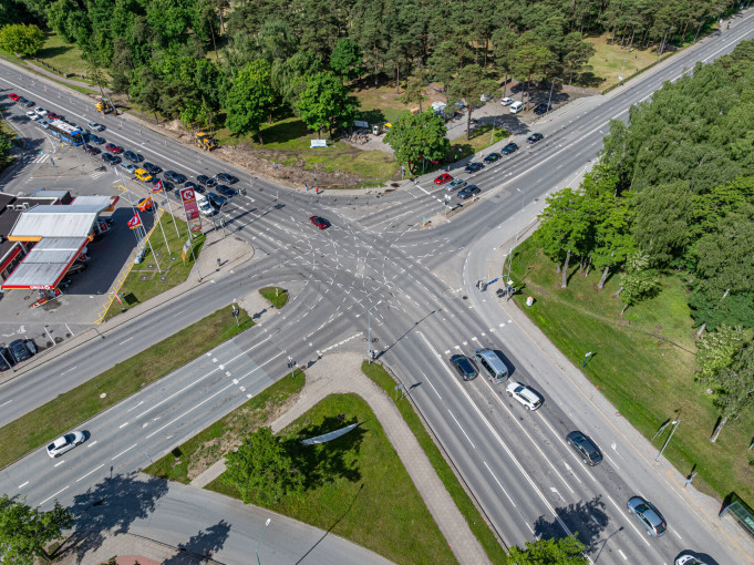 Prano Lideikio gatvės nuovaža atverta eismui