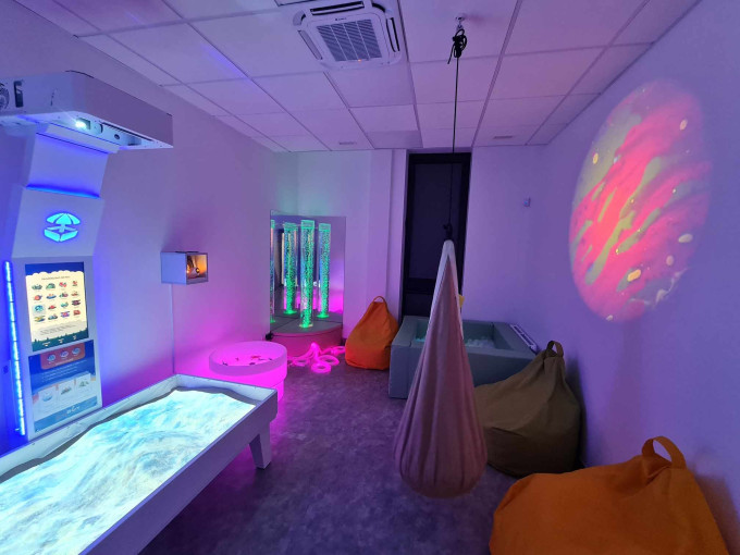 Klaipėdos vaikų ligoninėje už beveik 20 000 eurų įrengtas sensorinis kambarys