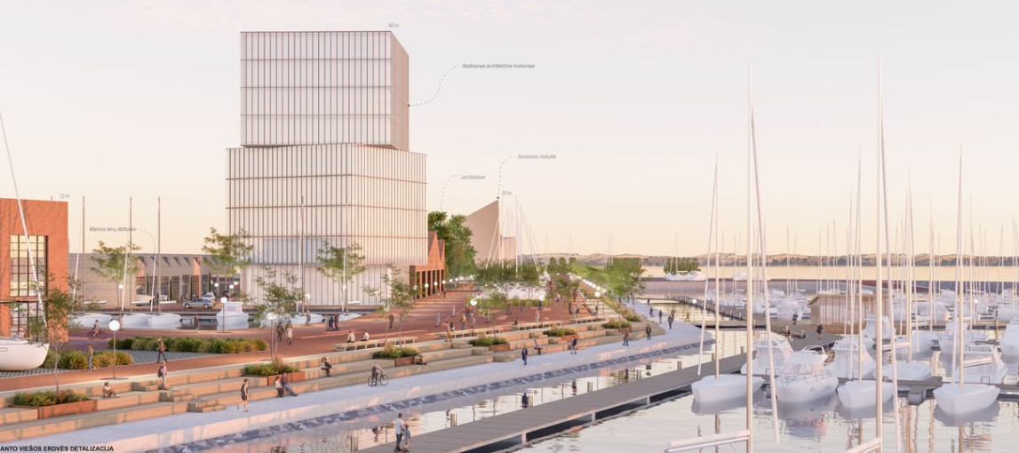 Klaipėdos pietinio pocentrio Stariškių rajone urbanistinės idėjos konkurso laimėtoju tapo projektas „KLP2050“