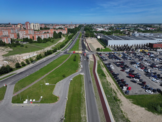 Klaipėdos Šilutės plente – finišo tiesioji