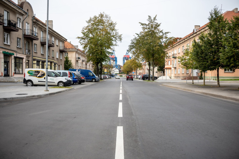 Atnaujinta Naikupės gatvė ir Baltijos prospekto kiemai