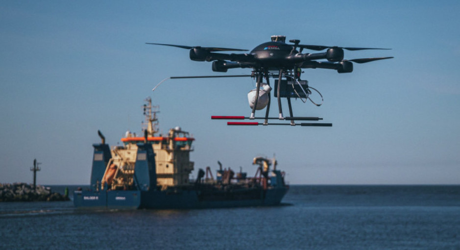 Baigėsi bepiločio drono misija Lietuvos pajūryje – per ją patikrinta 140 laivų
