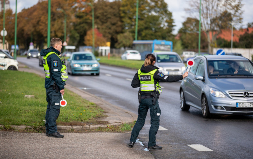 Birželio mėnesį keliuose policininkai vykdys eilę reidų