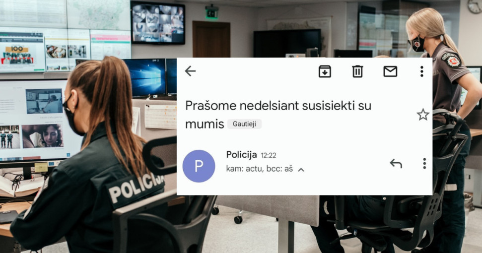 Virtualus patrulis įspėja: sukčiai apsimeta Lietuvos policija