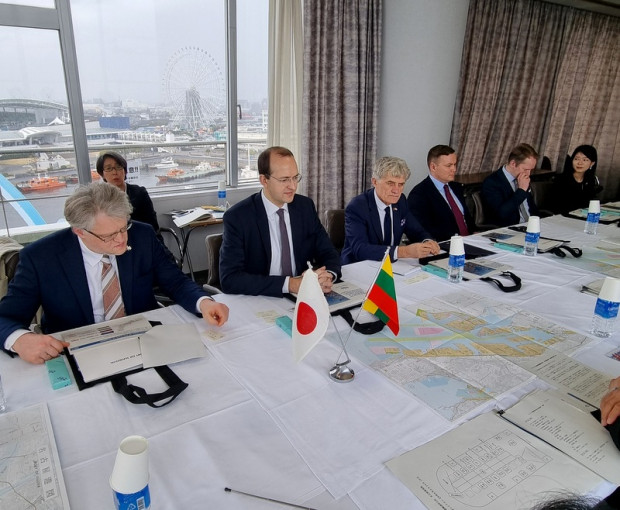 Didžiausio Japonijos Nagojos jūrų uosto vadovams pristatytas Klaipėdos uostas