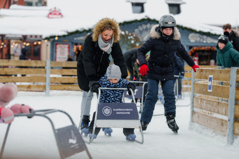 Atvira Klaipėdos ledo čiuožykla savo darbą baigia sausio 7 d.