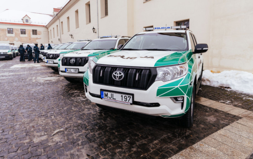 Lietuvos policija įsigijo 38 naujus automobilius