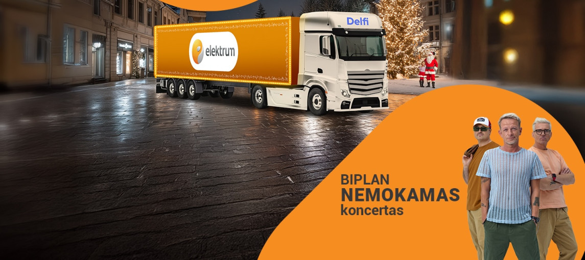 „Elektrum“ šventinis vilkikas atvyks į Klaipėdą