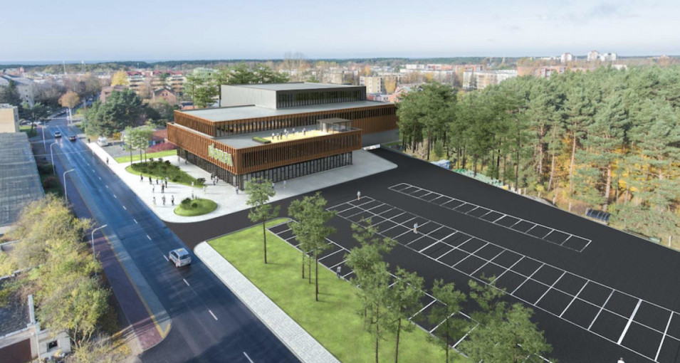 Palangos miesto centrinėje dalyje statys prekybos centrą „Norfa“ su teniso korto aikštelėmis