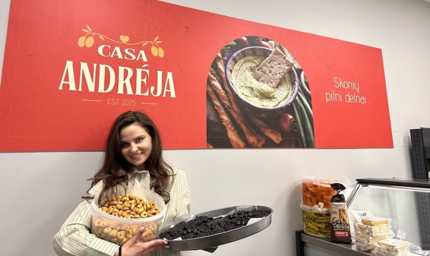 26-erių metų klaipėdietė įkūrė gurmaniškų produktų krautuvėlę
